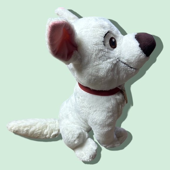 Disney Store Bolt The Dog Plush Stuffed Animal Toy 13” Tall White - Picture 8 of 9